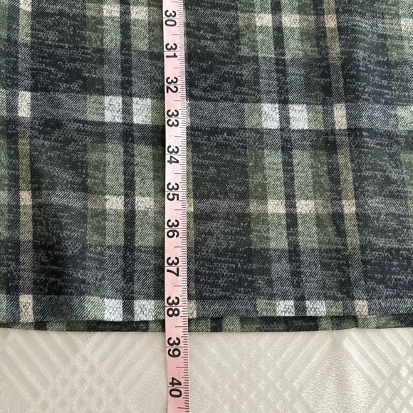 Connected Apparel Womens Woven Plaid Shift Dress Size 12 - Picture 10 of 11